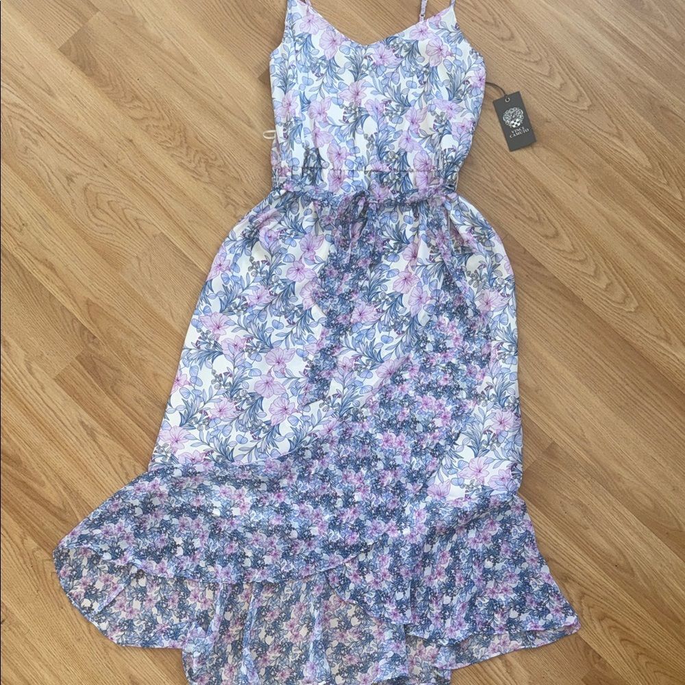 NWT Vince Camuto Floral Midi Dress Sleeveless size 2
